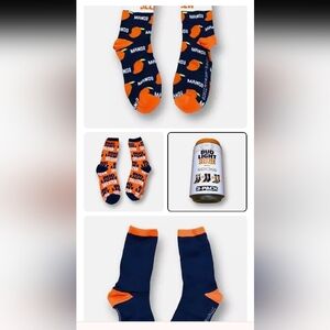Men's Bud Light Mango Seltzer Crew Socks (3 Pairs)(6-13)